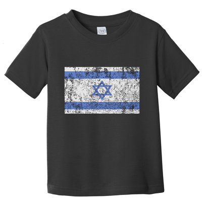 Israeli Flag Israel Jewish Star Of David Jerusalem Toddler T-Shirt