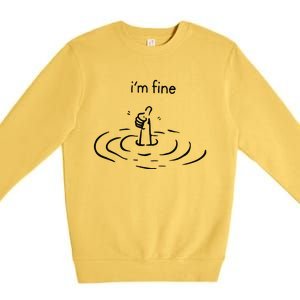 Im Fine Premium Crewneck Sweatshirt