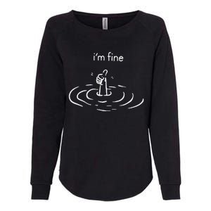 Im Fine Womens California Wash Sweatshirt