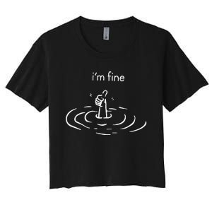 Im Fine Women's Crop Top Tee