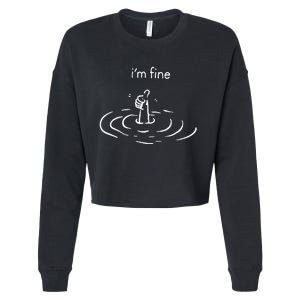 Im Fine Cropped Pullover Crew