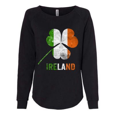 Irish Flag I Love Ireland Tees St Patrick's Funny Gift Womens California Wash Sweatshirt