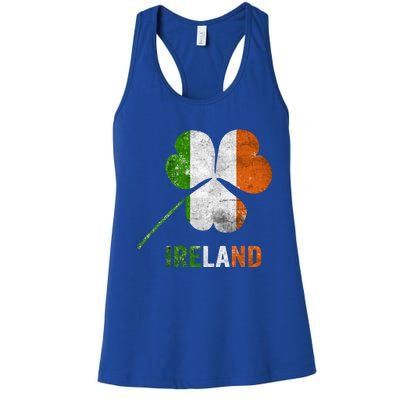 Irish Flag I Love Ireland Tees St Patrick's Funny Gift Women's Racerback Tank