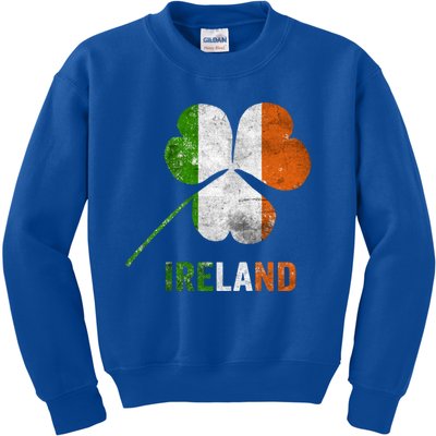 Irish Flag I Love Ireland Tees St Patrick's Funny Gift Kids Sweatshirt