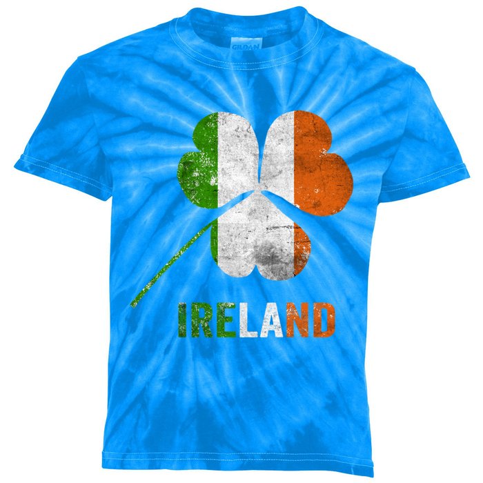 Irish Flag I Love Ireland Tees St Patrick's Funny Gift Kids Tie-Dye T-Shirt