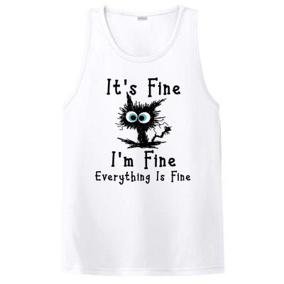 It's Fine I'm Fine Everything Is Fine PosiCharge Competitor Tank