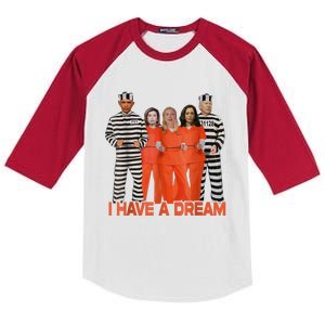 Its Funny I Have A Dream American Dream Kids Colorblock Raglan Jersey