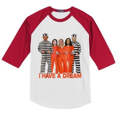 Its Funny I Have A Dream American Dream Kids Colorblock Raglan Jersey