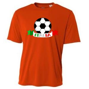 Italy Football Italian Flag Soccer Ball Italia Gift Cooling Performance Crew T-Shirt