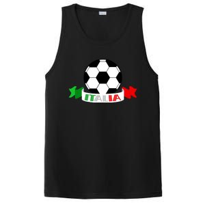 Italy Football Italian Flag Soccer Ball Italia Gift PosiCharge Competitor Tank