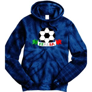 Italy Football Italian Flag Soccer Ball Italia Gift Tie Dye Hoodie