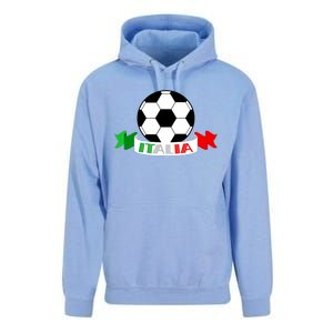 Italy Football Italian Flag Soccer Ball Italia Gift Unisex Surf Hoodie