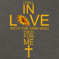 I Fell In Love With The Man Who Died For Me Cotton Canvas Backpack