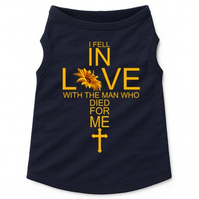 I Fell In Love With The Man Who Died For Me Doggie Tank