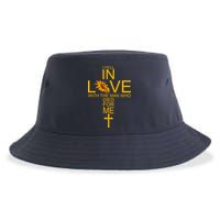 I Fell In Love With The Man Who Died For Me Sustainable Bucket Hat