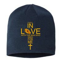 I Fell In Love With The Man Who Died For Me Sustainable Beanie