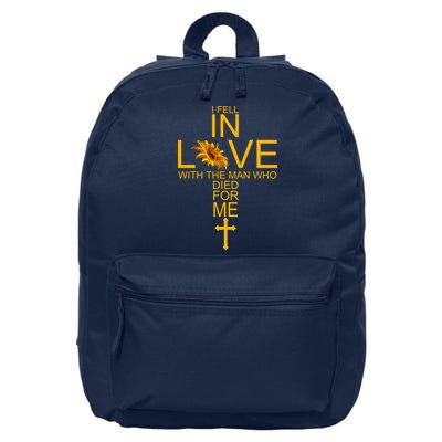 I Fell In Love With The Man Who Died For Me 16 in Basic Backpack