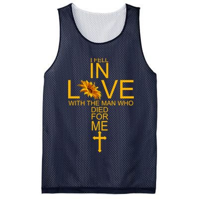 I Fell In Love With The Man Who Died For Me Mesh Reversible Basketball Jersey Tank