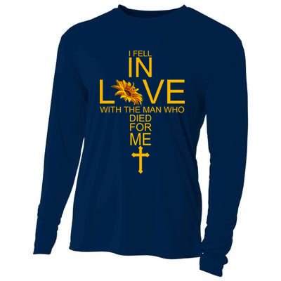 I Fell In Love With The Man Who Died For Me Cooling Performance Long Sleeve Crew