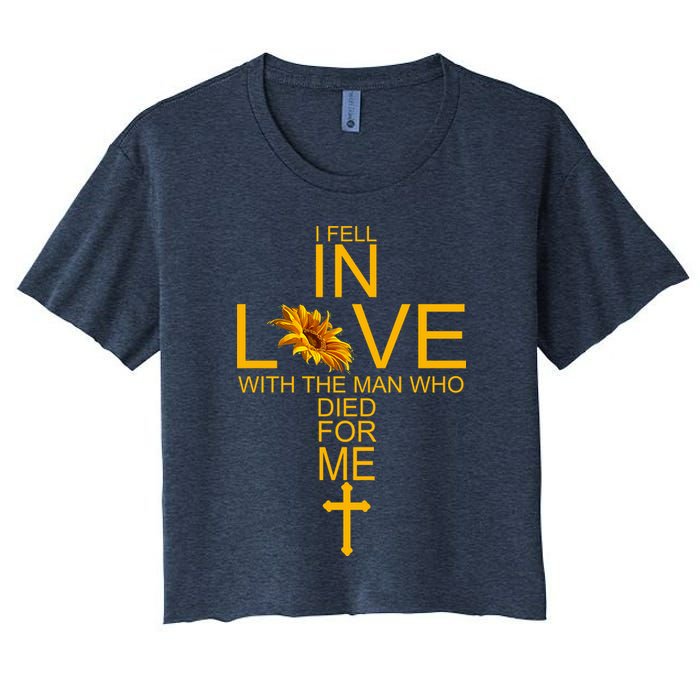 I Fell In Love With The Man Who Died For Me Crop Top
