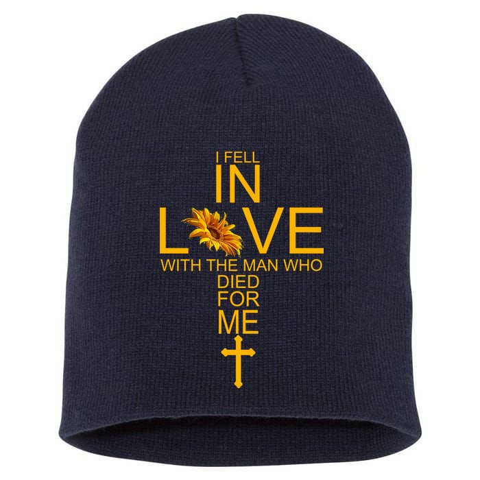 I Fell In Love With The Man Who Died For Me Short Acrylic Beanie
