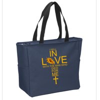 I Fell In Love With The Man Who Died For Me Zip Tote Bag