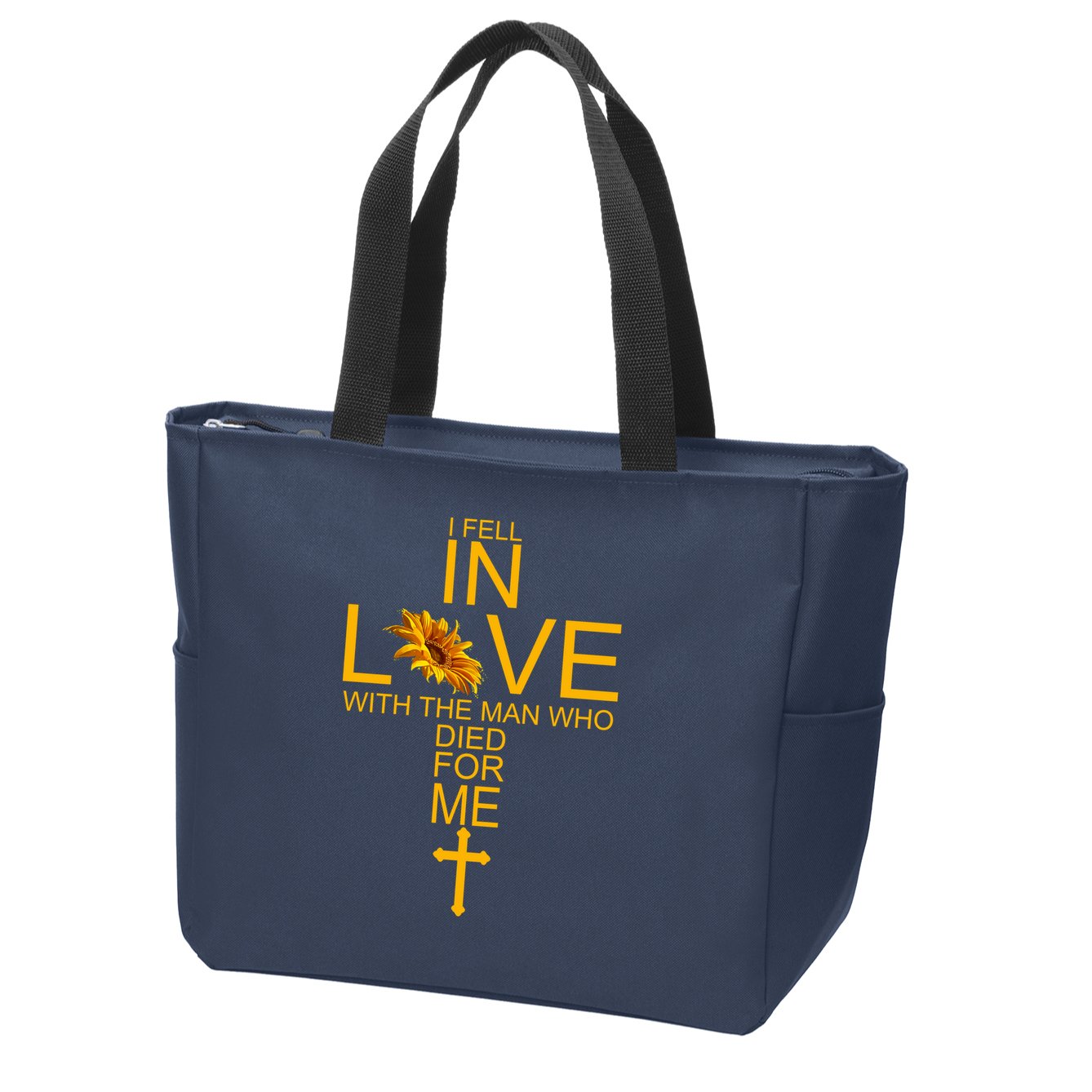 I Fell In Love With The Man Who Died For Me Zip Tote Bag