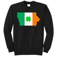 Irish Flag Iowa State Map St Patrick's Day Sweatshirt