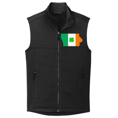 Irish Flag Iowa State Map St Patrick's Day Collective Smooth Fleece Vest