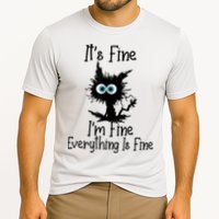 It's Fine I'm Fine Everything Is Fine Cat It's Fine I'm Fine Performance Shirt