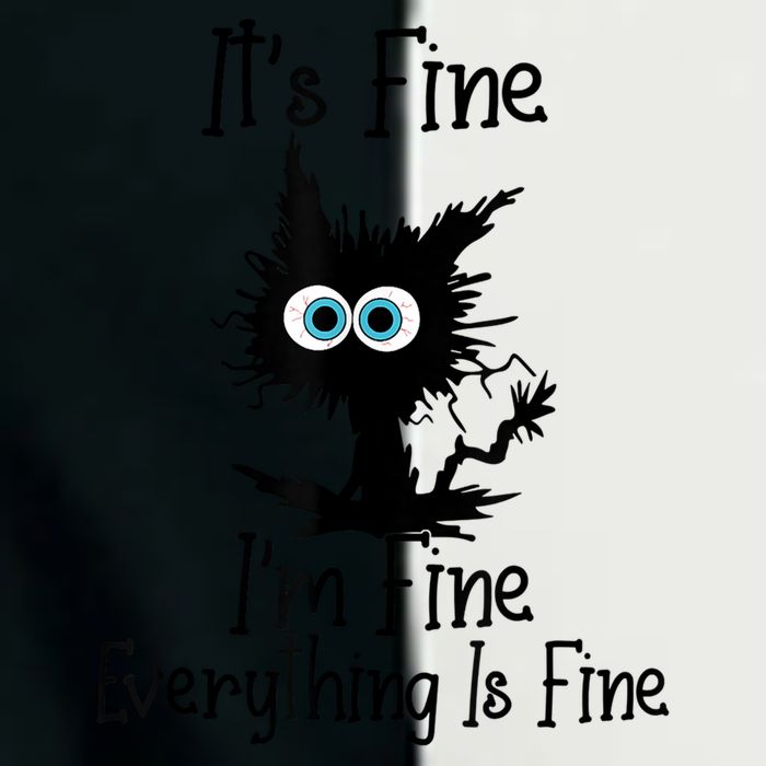 It's Fine I'm Fine Everything Is Fine Cat It's Fine I'm Fine Infant Baby Jersey Bodysuit