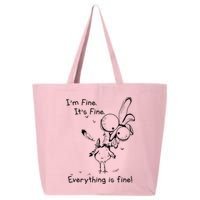 Its Fine Im Fine Everything Is Fine Funny Chicken 25L Jumbo Tote
