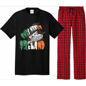 Ireland Flag Irish Pride Map Funny Quote Travel Patriotic Great Gift Pajama Set