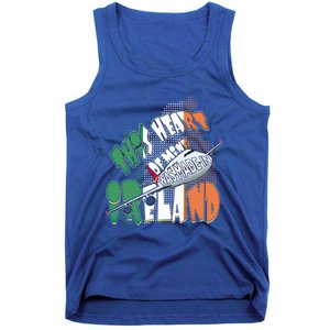 Ireland Flag Irish Pride Map Funny Quote Travel Patriotic Great Gift Tank Top