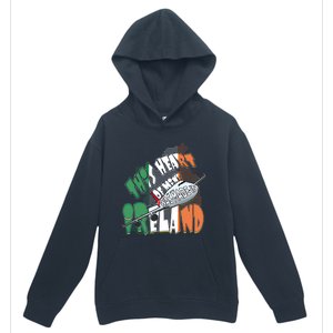 Ireland Flag Irish Pride Map Funny Quote Travel Patriotic Great Gift Urban Pullover Hoodie