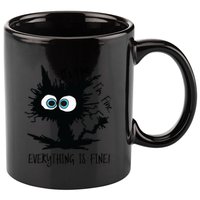 Its Fine Im Fine Everythings Fine Great Gift Funny Cat Gift 11oz C Handle Ceramic Mug