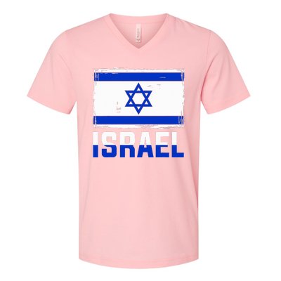 Israel Flag Israel V-Neck T-Shirt