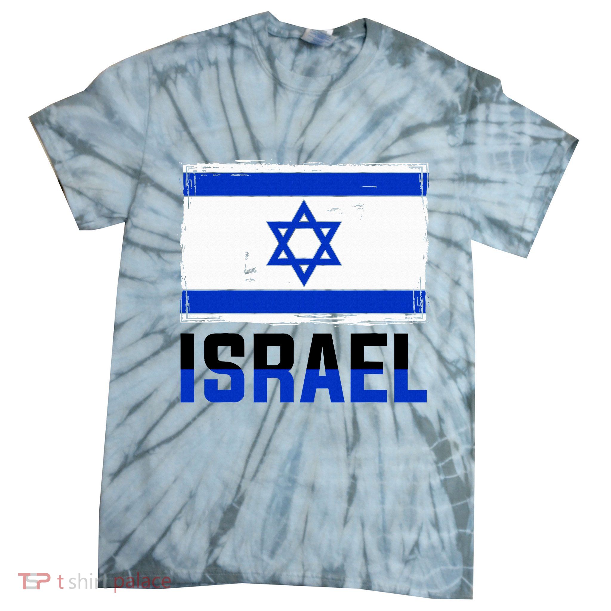 Israel Flag Israel Tie-Dye T-Shirt