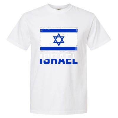 Israel Flag Israel Garment-Dyed Heavyweight T-Shirt