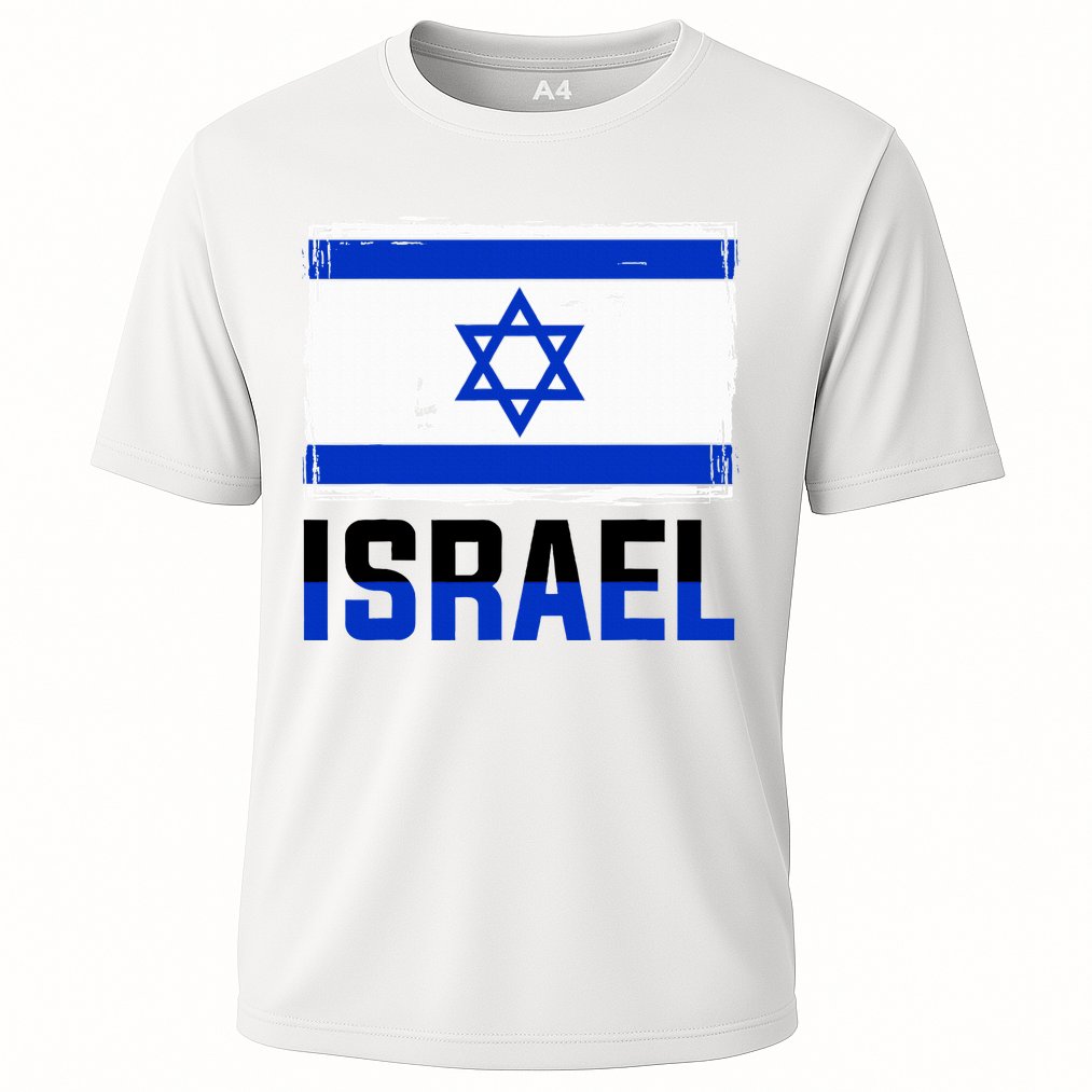 Israel Flag Israel Cooling Performance Crew T-Shirt