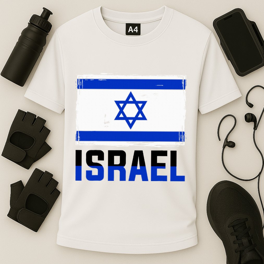 Israel Flag Israel Cooling Performance Crew T-Shirt