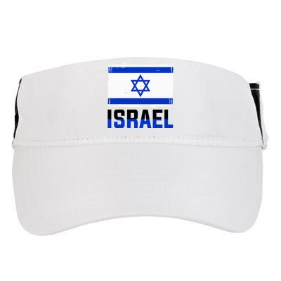 Israel Flag Israel Adult Drive Performance Visor