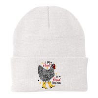 I'm Fluent In Fowl Language Farm Life Crazy Chicken Lady Knit Cap Winter Beanie