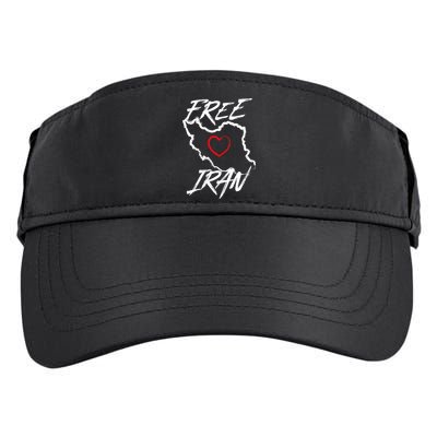 Iran Free Iran Symbol Heart Map Freedom Heart Love Adult Drive Performance Visor