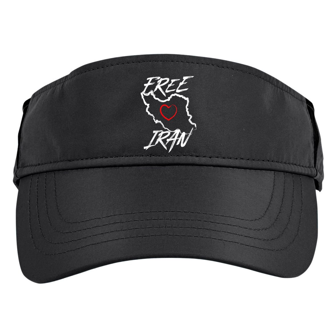 Iran Free Iran Symbol Heart Map Freedom Heart Love Adult Drive Performance Visor
