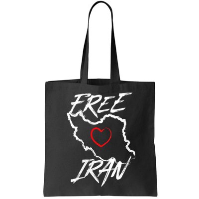 Iran Free Iran Symbol Heart Map Freedom Heart Love Bag