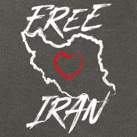 Iran Free Iran Symbol Heart Map Freedom Heart Love Cotton Canvas Backpack