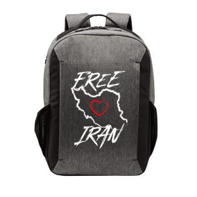 Iran Free Iran Symbol Heart Map Freedom Heart Love Vector Backpack