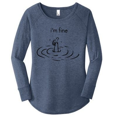 IM Fine Women's Perfect Tri Tunic Long Sleeve Shirt