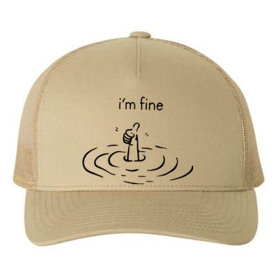 IM Fine Yupoong Adult 5-Panel Trucker Hat